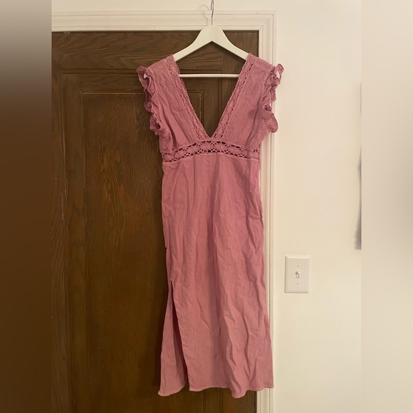 Jen's Pirate Booty Moca Dress Jibarita Dried Roses Dress Size Small - Picture 3 of 8